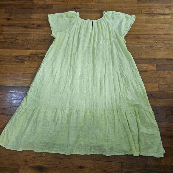 Anthropologie Maeve Selah High Low Maxi Dress Yellow Size 3XL - Picture 12 of 13